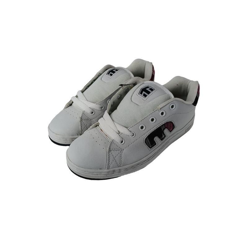 Etnies CalliCut Womens White Plaid Size 9 Shoes