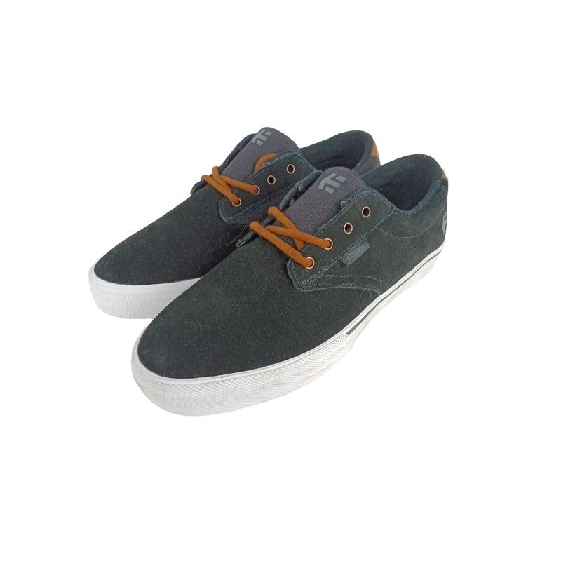 Etnies Jameson Vulc Black Brown Grey Size 7.5 Shoes