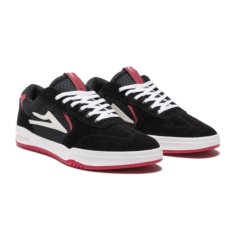 Lakai - Atlantic (Black/Red Suede) *SALE
