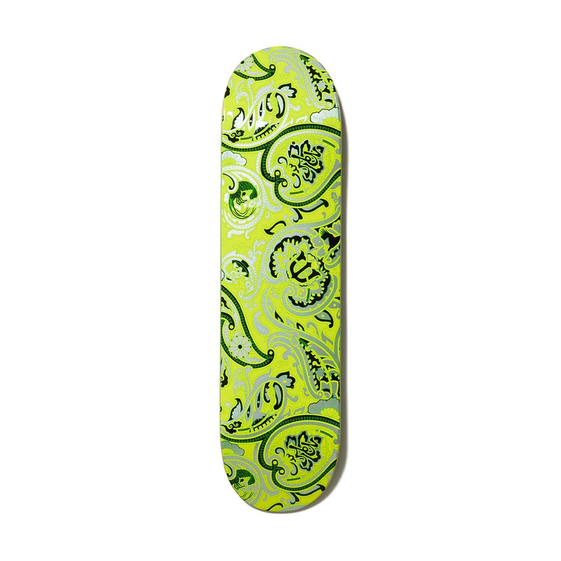 Evisen - Paisley Neon Yellow Deck (8.25")
