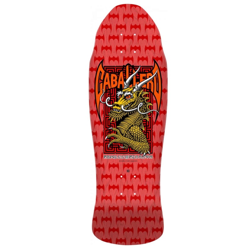 POWELL-PERALTA DECK - CABALLERO STREET DRAGON RED (9.625")