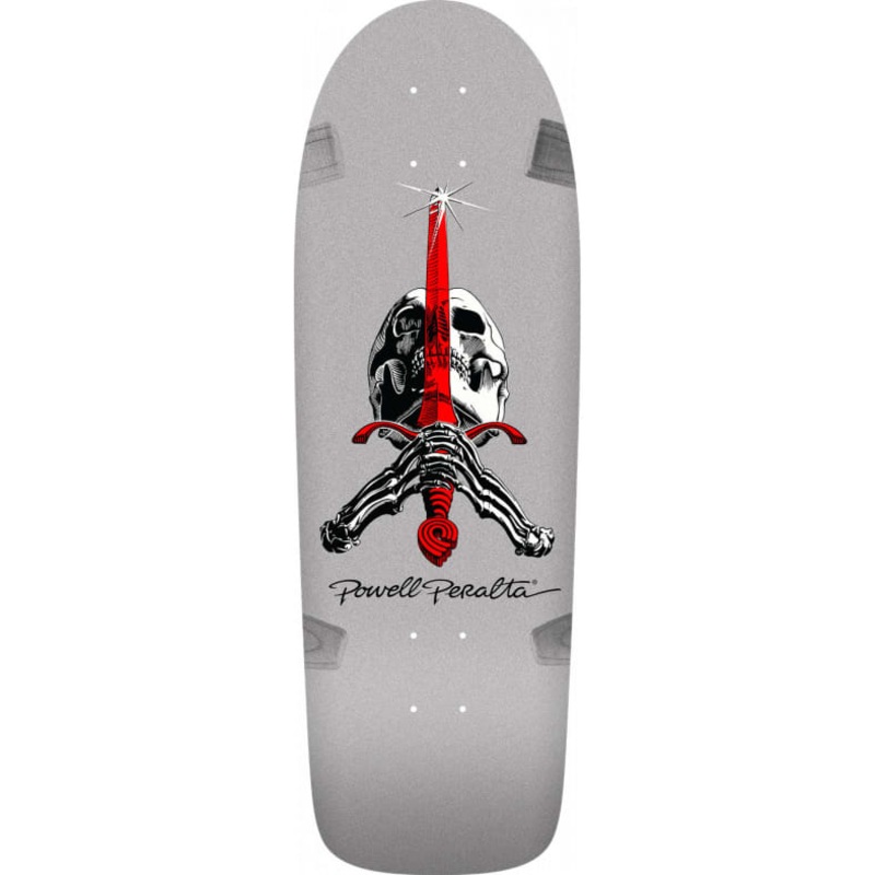 POWELL-PERALTA RETRO DECK - RODRIGUEZ OG SKULL & SWORD (10")