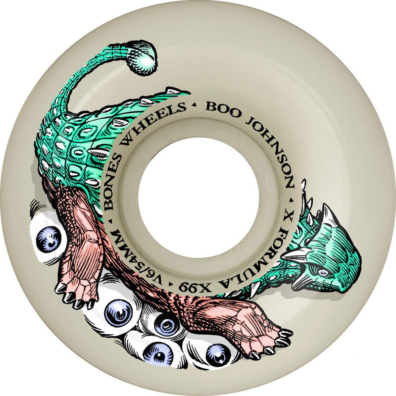 BONES WHEELS DINO-SORTAS X-FORMULA BOO V6 WIDECUT 99A (54MM)
