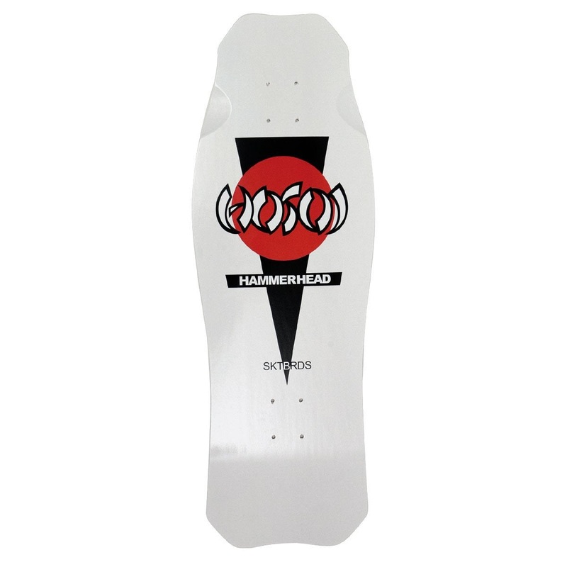 HOSOI DECK - OG HAMMERHEAD WHITE (10.5")