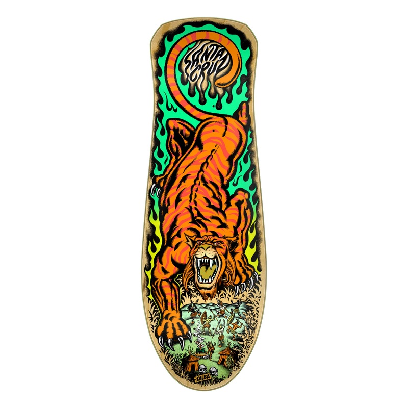 SANTA CRUZ REISSUE DECK SALBA TIGER (10")