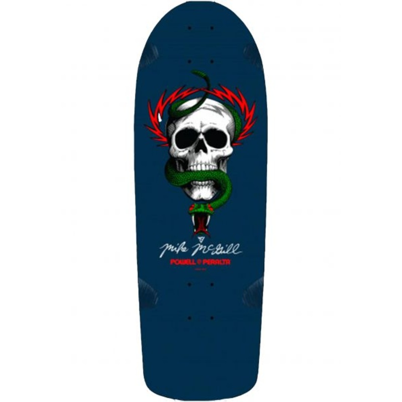 POWELL-PERALTA RETRO DECK - OG MCGILL SKULL & SNAKE NAVY (10")