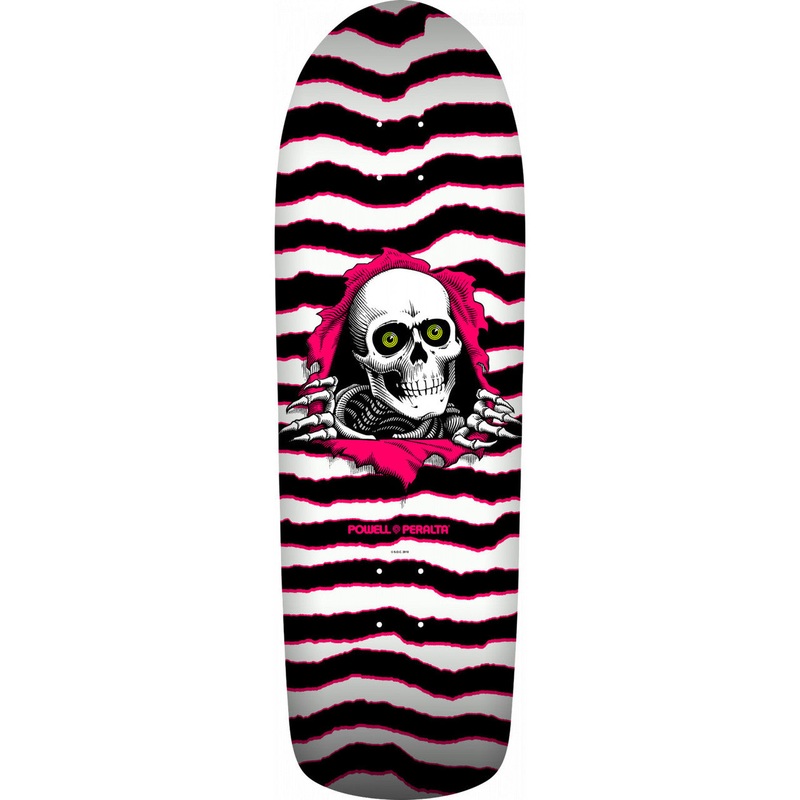 POWELL-PERALTA - OLD SCHOOL RIPPER WHITE/PINK RE-ISSUE (10")