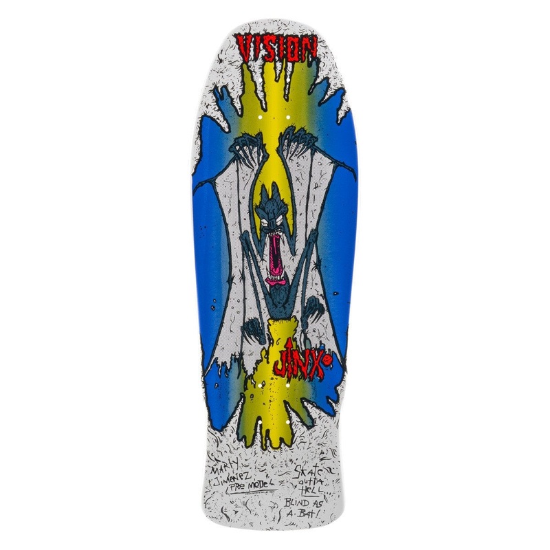 VISION DECK - ORIGINAL JINX WHITE/BLUE (9.75")