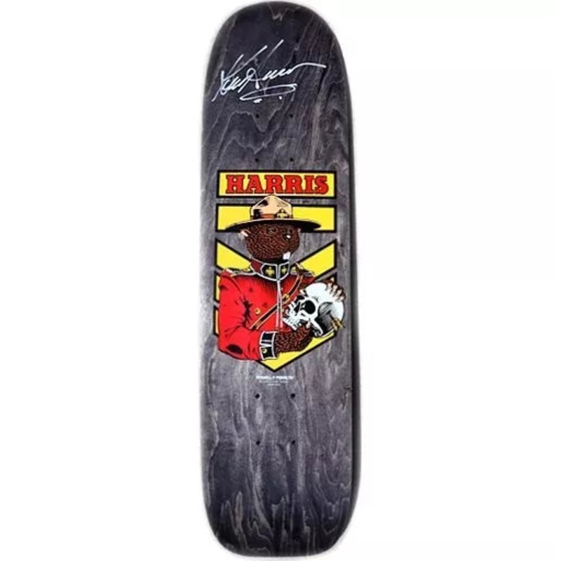 POWELL-PERALTA SIGNED KEVIN HARRIS BEAVER RE-ISSUE DECK (7")