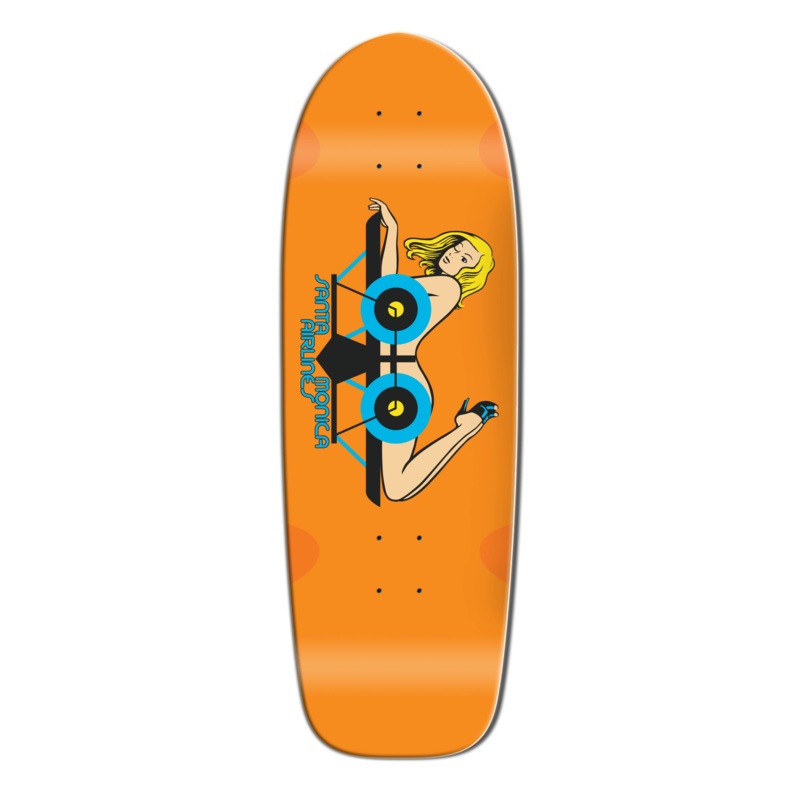 SMA RE-ISSUE DECK GIRL ON A PLANE (9.5")