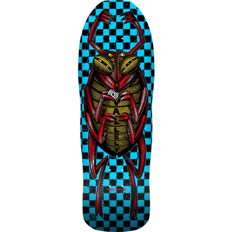 POWELL PERALTA RE-ISSUE DECK VALLELY BUG BLUE RED FOIL (10")